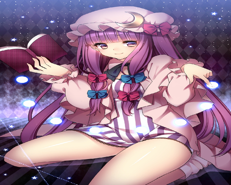 Patchouli Knowledge New - game, touhou, classic, girl, beauty, new, wall, patchouli