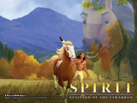 Spirit - little creek, spirit, spirit stallion of the cimarron, rain, herd