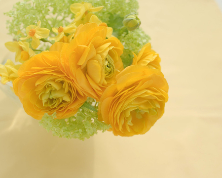 Yellow bloom ;) - yellow, forever, beautiful, sunshine, light, bouquet, flowers, magnificent, nature, sun