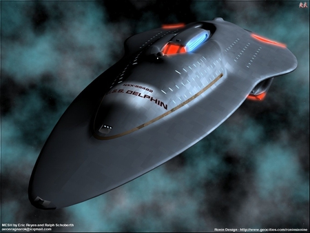 uss delphin - aliens, scifi, star trek, starship