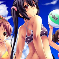 K-on at the beach