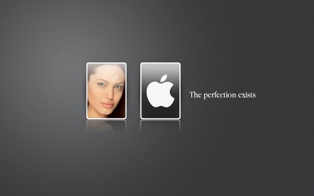 The Perfection Exists - apple, picture, computer, technology, gray