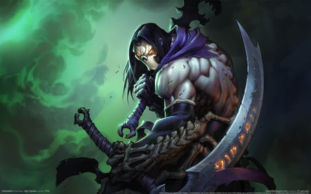 Darksiders 2 - warrior, video game, cg, darksiders 2, hd, adventure, darksiders, weapon, action, sword