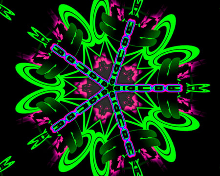 Caleidscoped Neonlove - gabbernetz, green, neon, hd, labrano, love, pink, caleidoscope