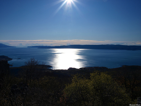 Croatia - sky, view, adriatic, croatia, blue, novi vinodolski, sea