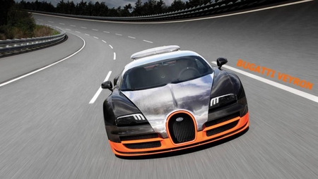 Bugatti Veyron (SuperSport) - bugatti, turbo, orange, supersport