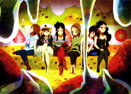 K-ON! Squad - beauty, k-on, music, anime, signers, tv show, squad