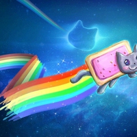 rainbow kitty