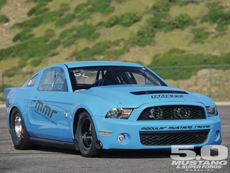 Blue-Fame - gt 500, ford, mustang, racer