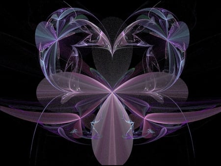 Purple and pink - pretty, abstract, purple, fractals, pink, fractal