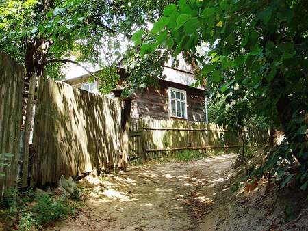 In the country - old cottage, country side, landscape, places, summer, poland, kazimierz