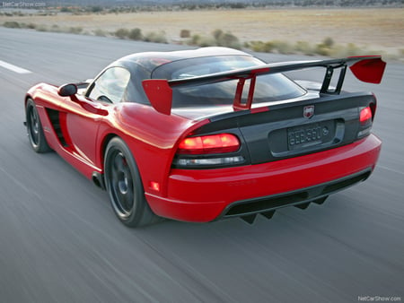 Dodge Viper SRT10-ACR - black, fast, red, viper