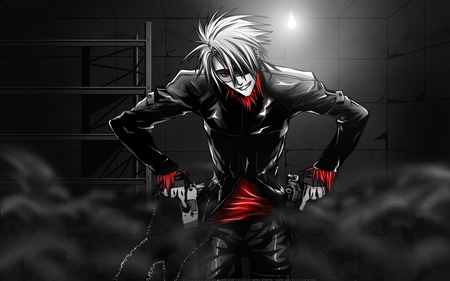 DOGS BULLETS & CARNAGE - gun, carnage, bullets, anime, dogs, manga