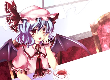 Remilia Scarlet - touhou, girl, red purple, scarlet, remilia