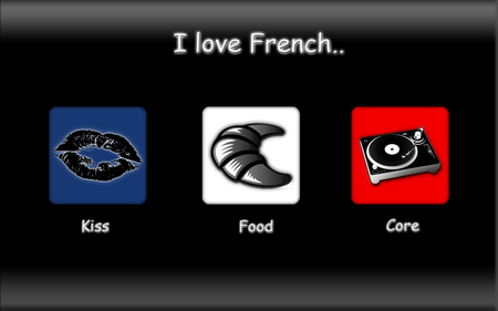 I love French.. - food, french, kiss, core, love