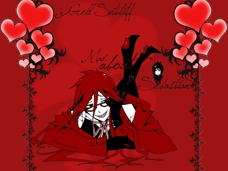 Mad About Sebby - griel, sebastian, sebby, red, kuroshitsuji, grell, doll, shinigami