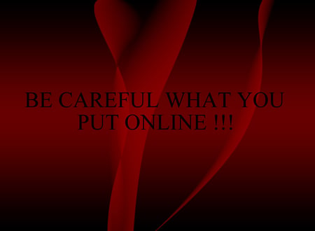 Becareful !!! - awareness, online, red, wallpaper, black, safety