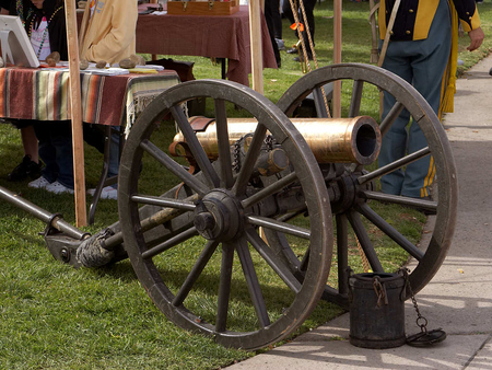 Old Time Cannon - cannon, war, weapon, time, old