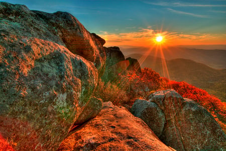 Sunset in Utah - utah, sunset, canyonlands, national-park