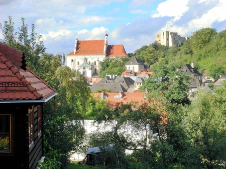 View on old town - kzimierz, poland, landscape, old