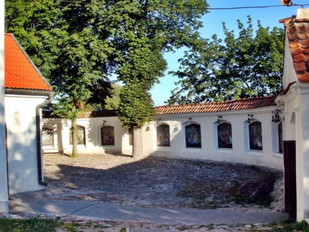 In front of the church - kazimierz, old, places, poland, church