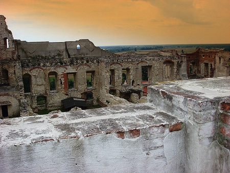 Old castle ruins - poland, places, castle, kazimierz