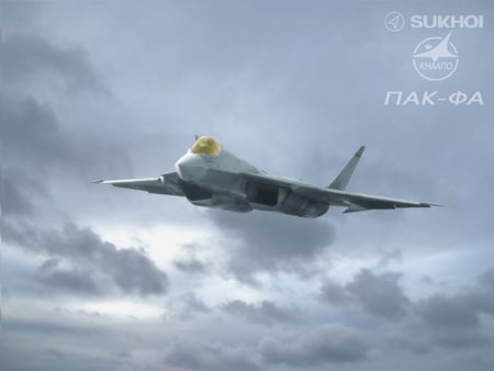 Su T-50 Pak Fa - russia, aircraft, pakfa, stealth, jet, sukhoi