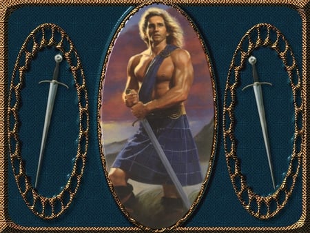 Highland romance - sword, romance, hero, book