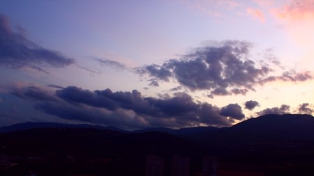 Sunset sky over Partenit - crimea, sky, sunset, partenit