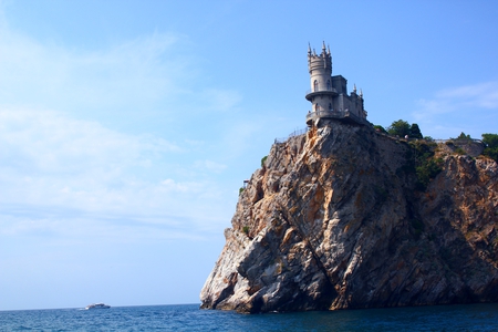 Swallows Nest Castle - yalta, crimea, swallows nest, castle