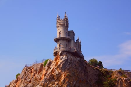 Swallows Nest Castle - black sea, crimea, swallows nest, castle