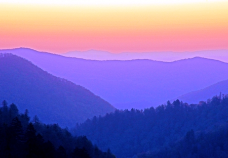 Smokey Mountain Sunset