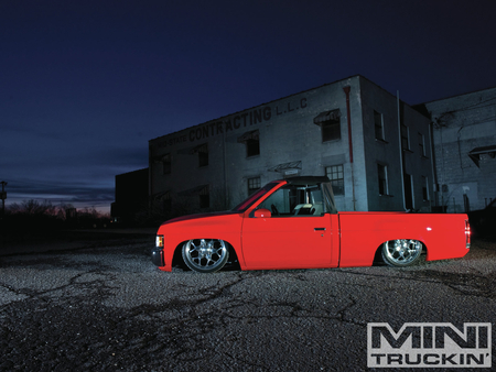 Hardbody - 1995, custom, red, nissan