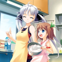 Cooking with mommy