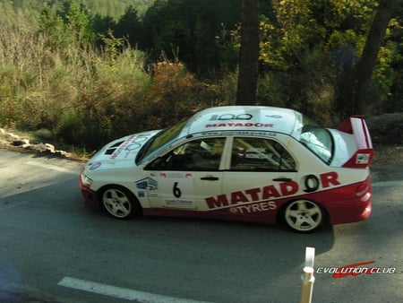 Mitsubishi Lancer Evo - offroad, vehicle, rally car, lancer