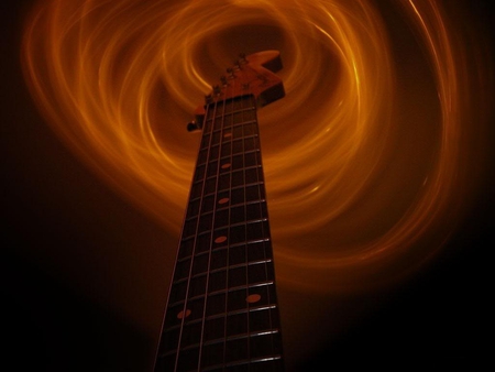 Guitar Abstract - instrument, abstract, musical, guitar