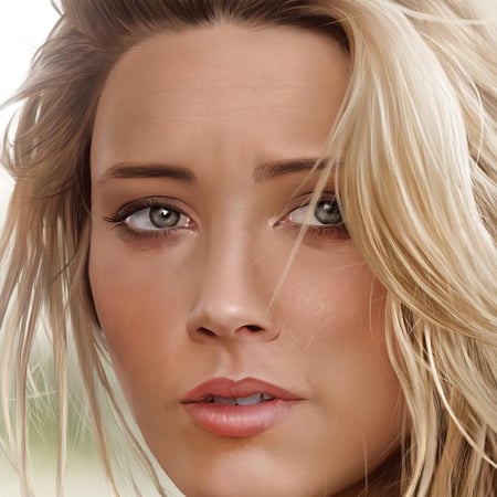 Amber Heard - women, celebrities, people, drawings, girls, blondes, actresses, portraits, amber heard