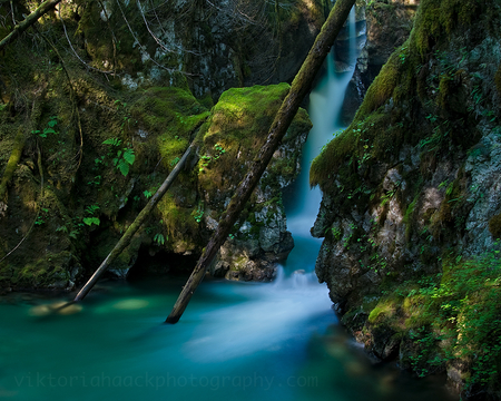 the-blue-falls - nature, water, falls, blue