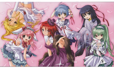 Galaxy Angel Eternal Lovers Album picture - ranpha, galaxy angel, vanilla, milfeulle, mint, forte, chitose, anime, video games, album picture