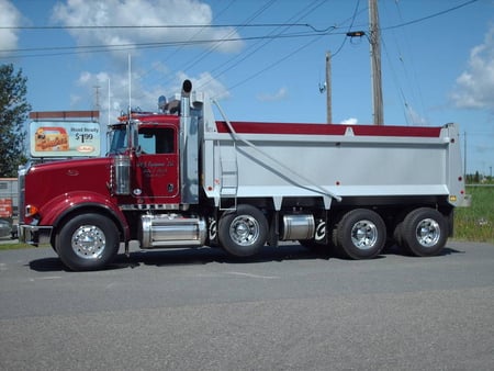 2012 Peterbilt dump truck - peterbilt, truck, heavy truck, dump truck, 2012, 4 axle