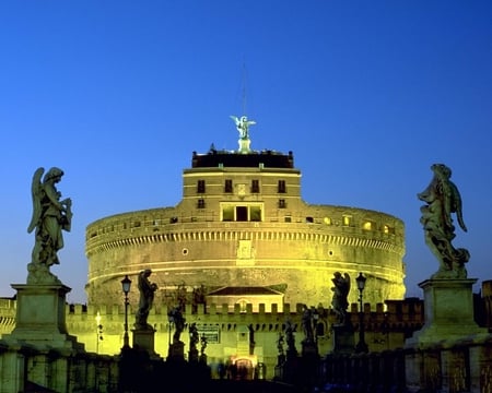 SANT ANGELO CASTLE - architecture, santangelo, monuments, castle