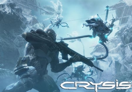 Crysis - crysis, action, blue, crysis 2