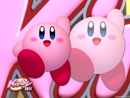 Kirby from Kirby Wii - kirby wii, kirby returns to dreamland, art, pink, kirby