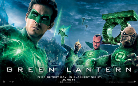 Green Lantern, the movie - movie, comics, green lantern, cartoon