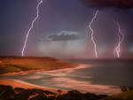 Thunderstorm Over Mdumbi Estuary, South Africa