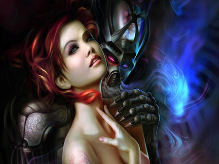 Fantasy Lover - lover, fantasy, robot, female