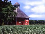 Round Red Barn