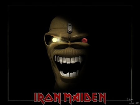 Iron Maiden - 3d, metal, hard rock