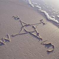 Compass Rose at the Beach