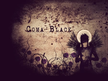 Coma Black Wallpaper - blackk